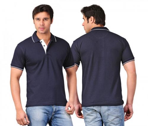 Scott-Navy-with-White-Strip-Polo-T-shirts